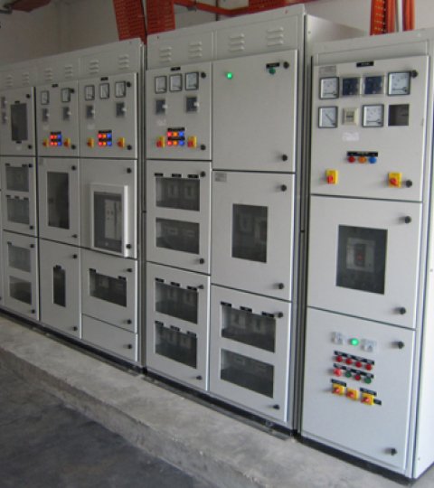 photo of electrical power cabinets